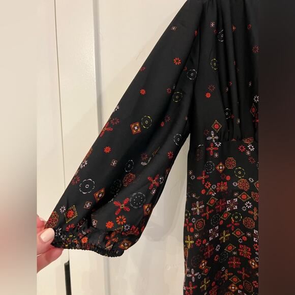 Express High-Low Hemline Faux Wrap Dress Size Large - Picture 5 of 15